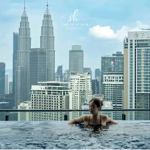 Апартаменты The Luxe & Colony Klcc Skyline Infinity Pool - 5Min To Petronas Tower & Kl City Center By The Stay Hub